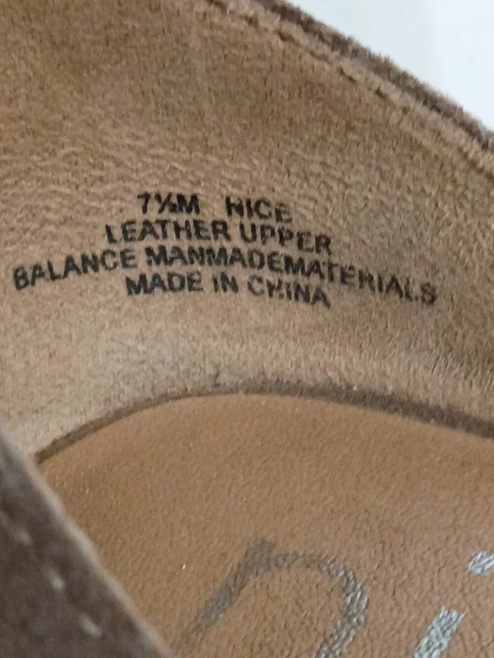 Nicole Nice Taupe Leather Floral Cutout Espadrille Wedge Sandals 7.5M
